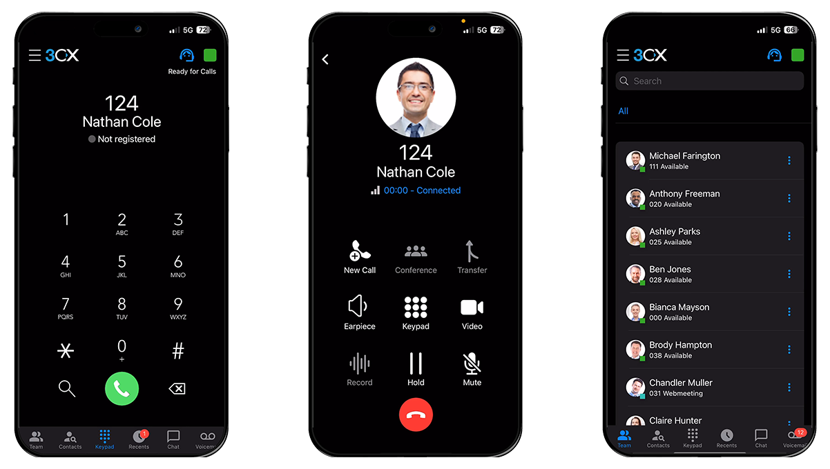 3CX Mobile-App für iOS und Android