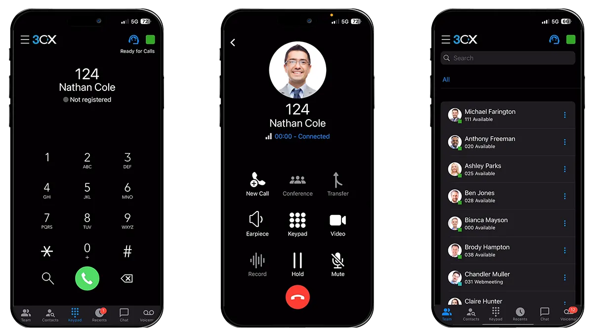 3CX Mobile-App für iOS und Android